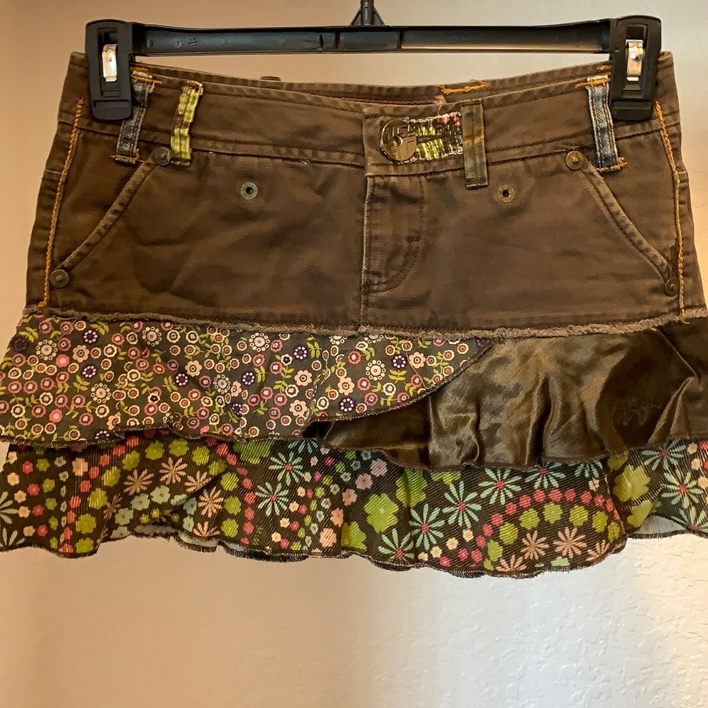 Mini skirt.